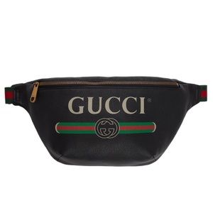 Gucci Men Medium Retro Logo Belt Bag / Fanny Pack
